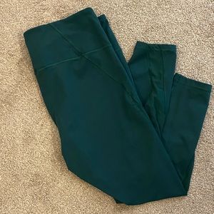 Women’s - Old Navy XL - Elevate Legging - Dark Green with side mesh panel
